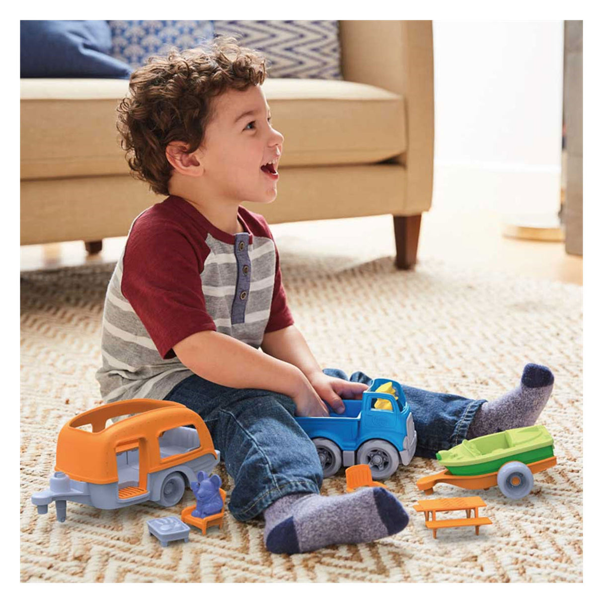 Green Toys Wohnmobil-Camper-Set