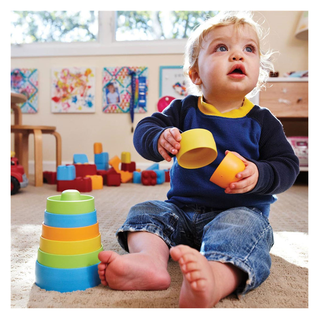 Green Toys, meine ersten Stapelbecher