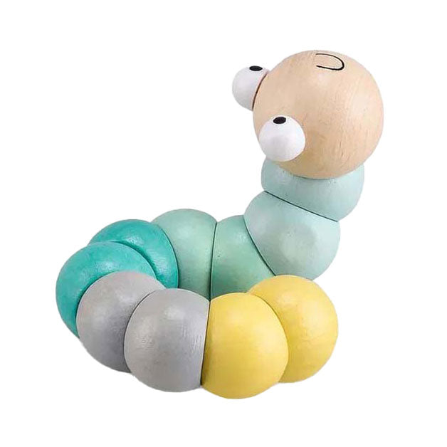 Bigjigs Holzwurm – Pastell