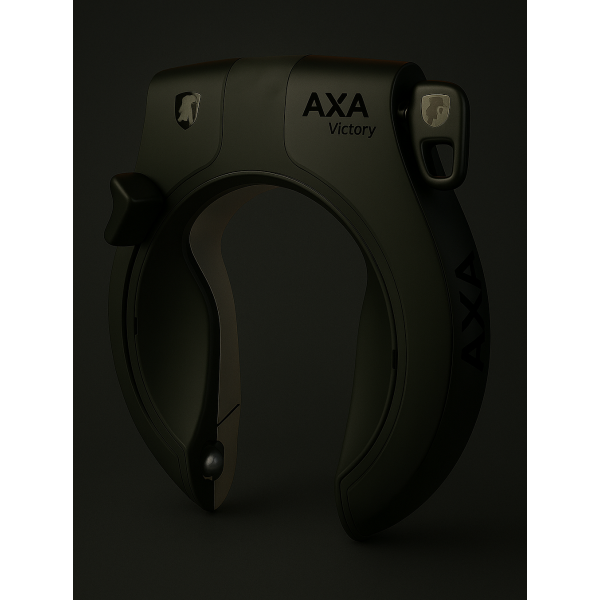 Axa Ringschloss Victory Art 2 – Mattschwarz – inklusive Batterieschloss Gazelle Impulse