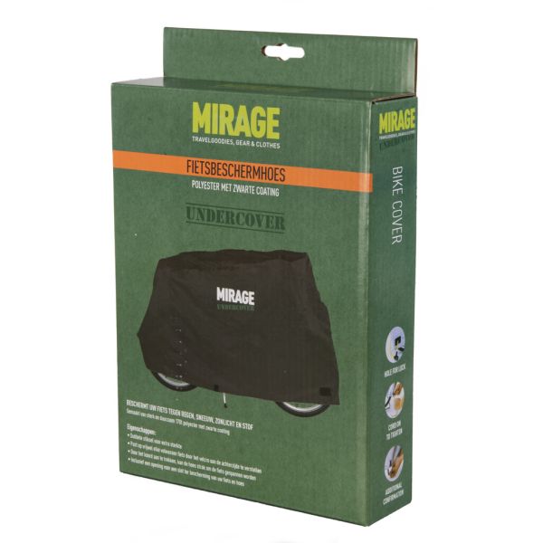 Mirage Undercover Fahrradschutzhülle 170D Polyester, schwarz