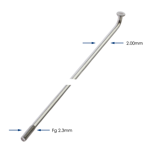 Spa. 296-14 Alpina Ø2,00 mm FG 2.3 verzinkt - Silber (144 Stücke)