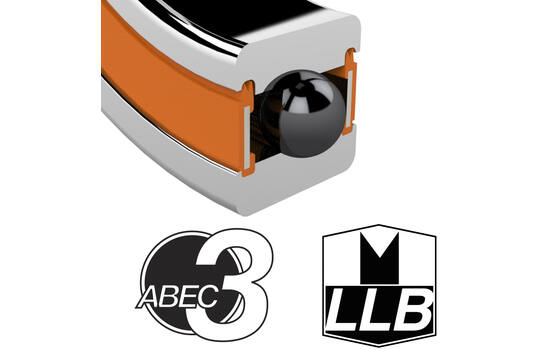Enduro-Lager 6802 LLB - ABEC 3 (Radial) - 15x24x5