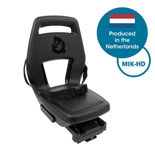 Widek b.v. Qibbel Rücksitz Junior Mik HD schwarz komplett Q350