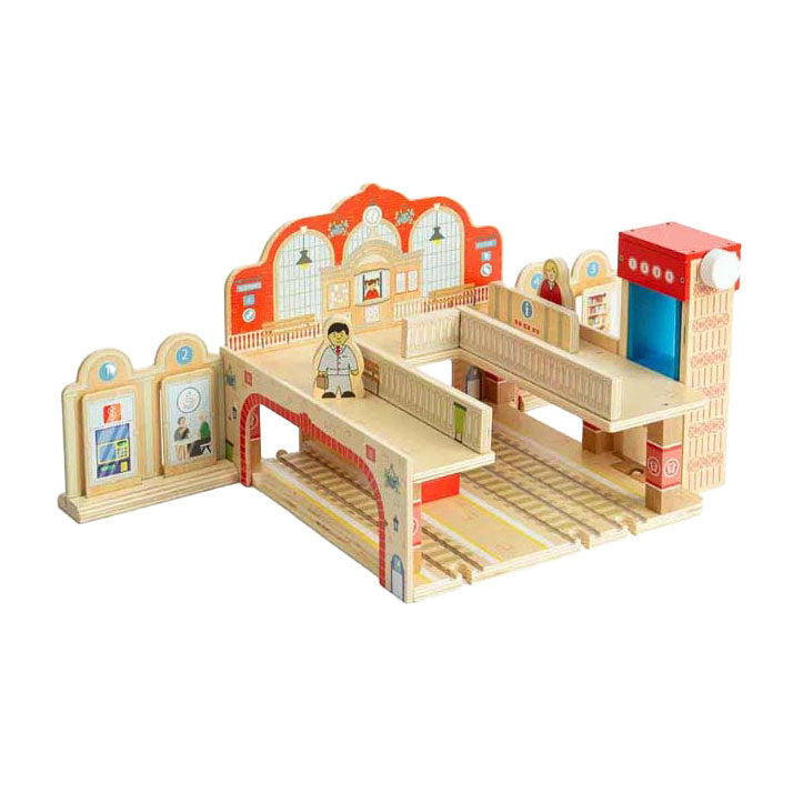 Bigjigs Spielset „Grand Central Station“ aus Holz