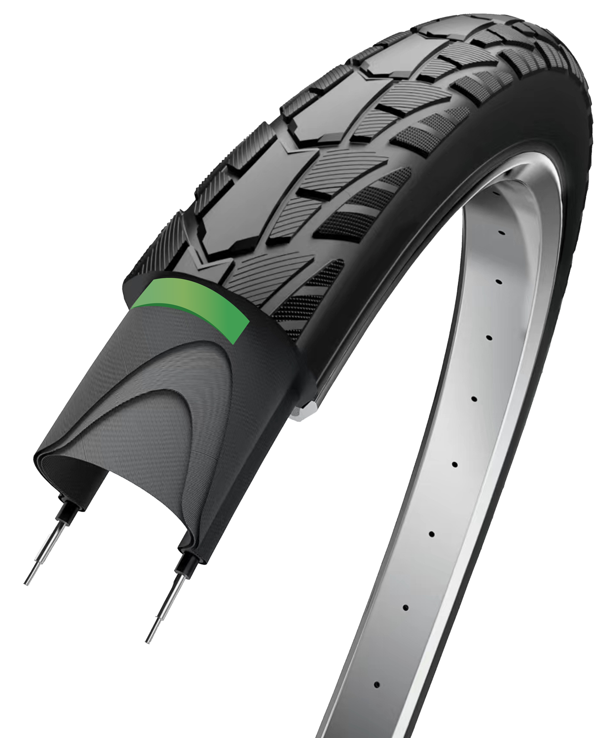 Kantenreifen Performance Protect 26 x 1,75 47-559 – schwarz mit Reflexion