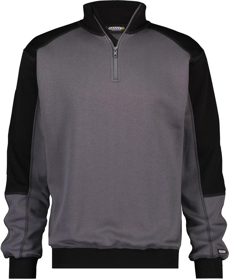 Dassy Pullover Basiel grau schwarz l