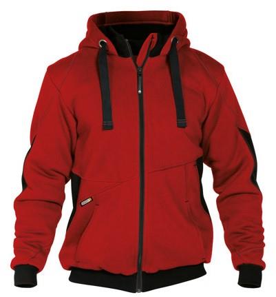 Dassy Sweatshirtjacke Pulsrot Schwarz XXL