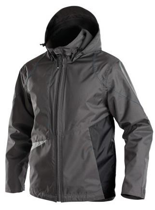 Dassy hyper winddichte Arbeitsjacke grau schwarz XL