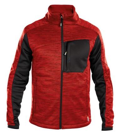 Dassy Midlayer-Cardigan konvex rot schwarz l