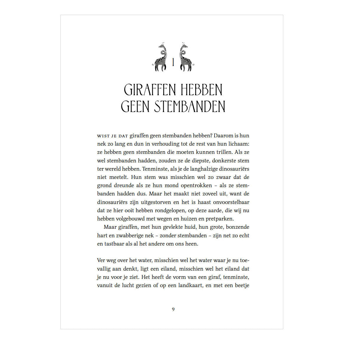 Im zentralen Buchhaus ist das Herz einer Giraffe unglaublich groß
