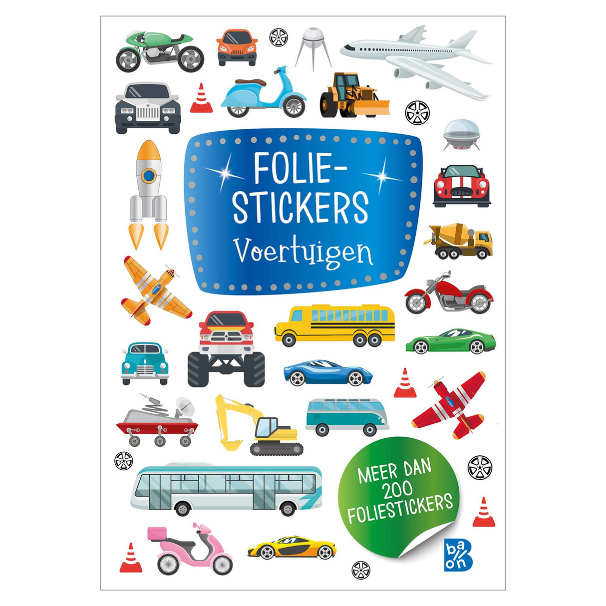 Standard-Glitzeraufkleber für Verlage, Fahrzeuge. 3+