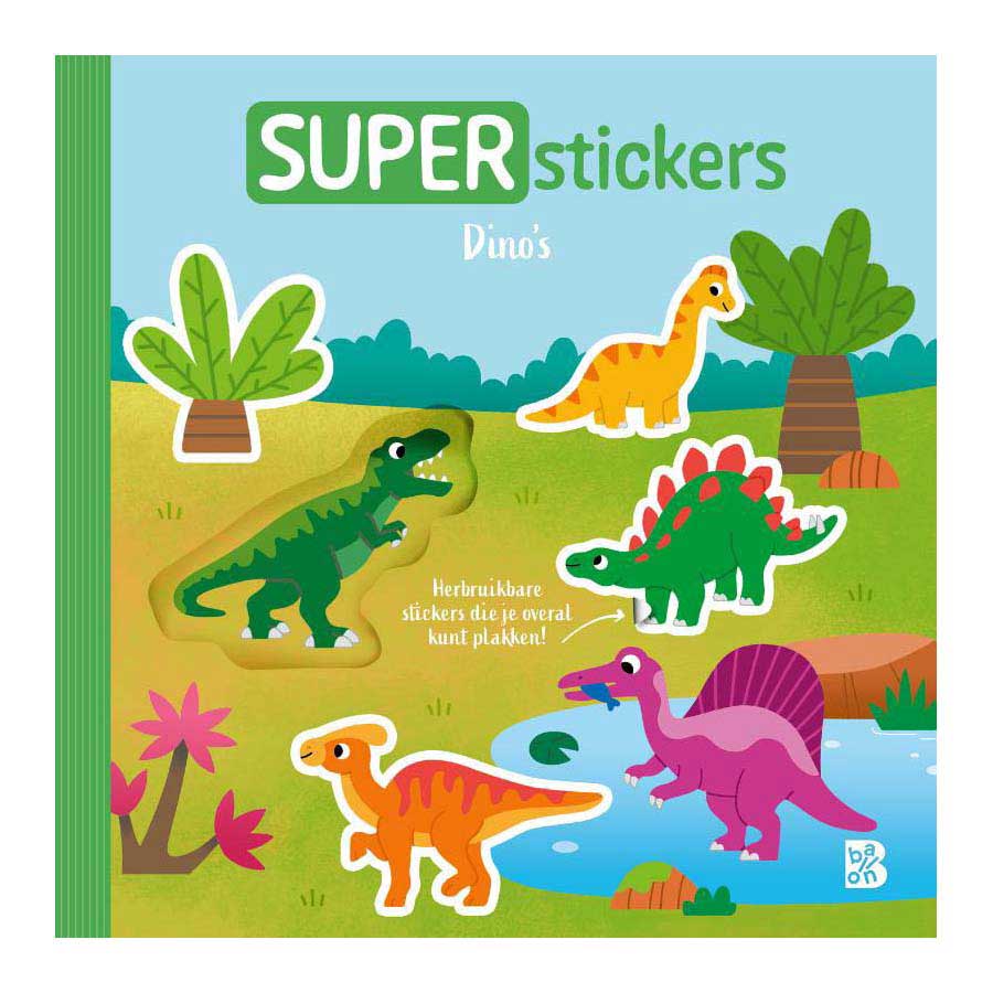 Standard-Superaufkleber für Verlage: Dinosaurier