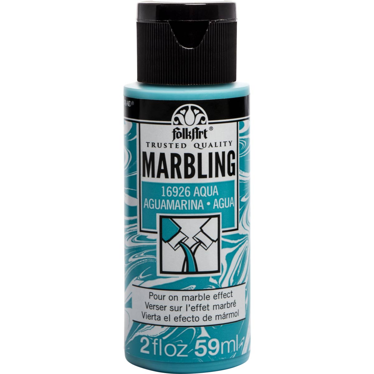 Folkart • Marmorierungsfarbe, 59 ml Aqua