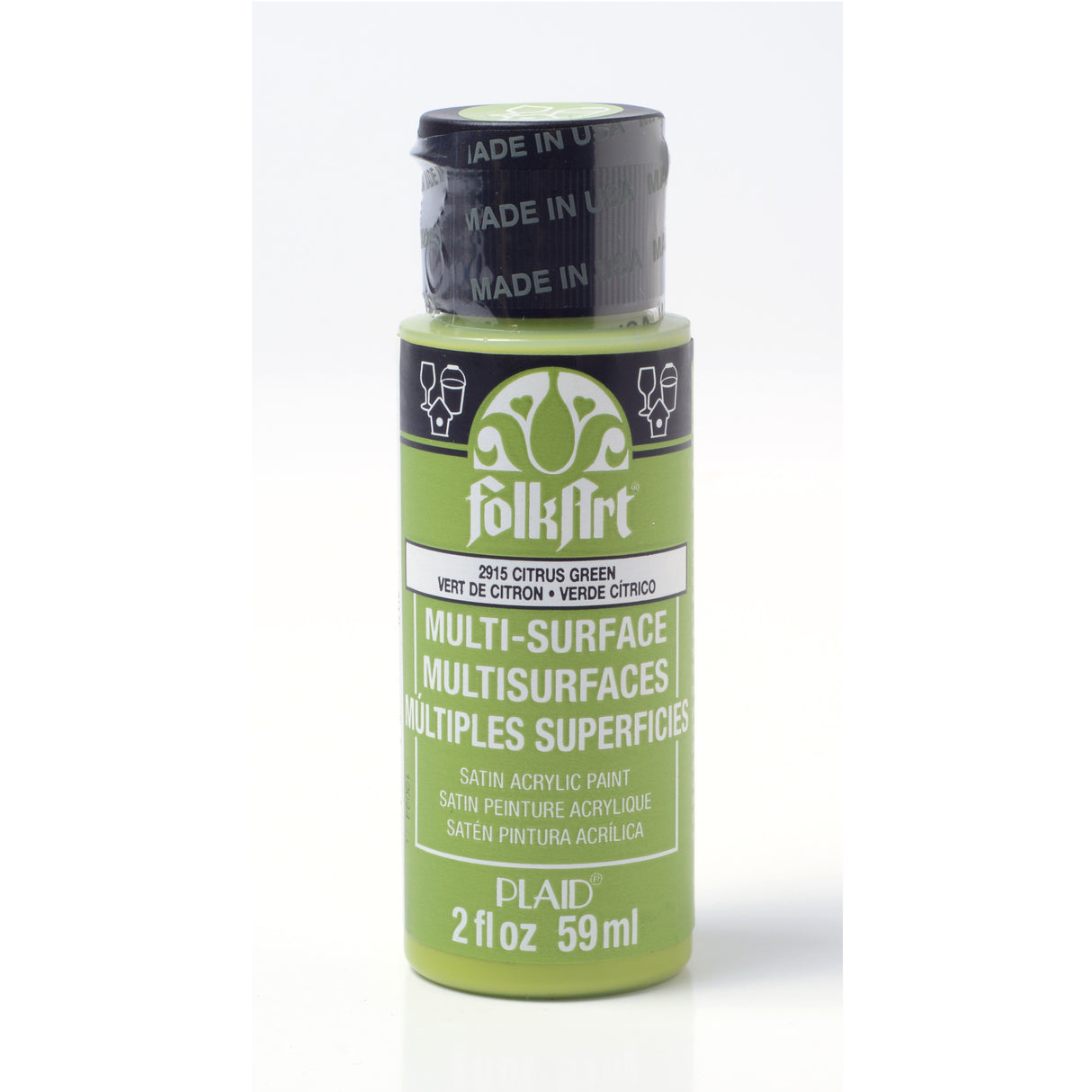 Folkart • Multi-Oberflächen-Zitrusgrün 59 ml