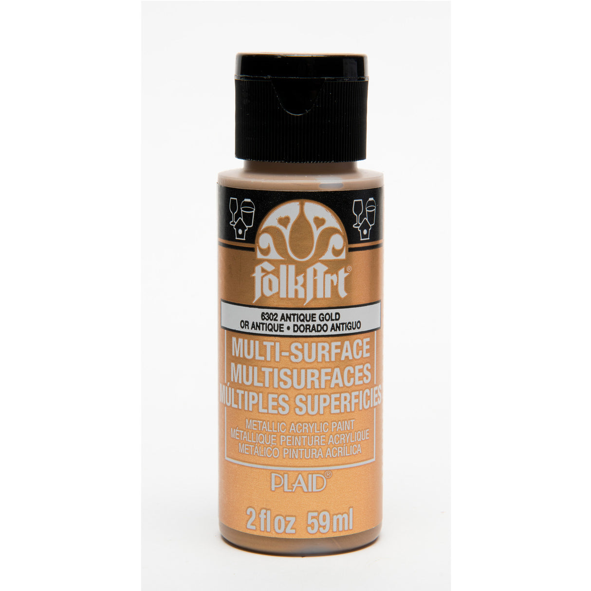 Folkart • Multi-Oberflächen-Metallic-Antikgold 59 ml