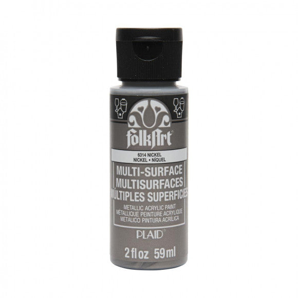Folkart • Multi-Oberflächen-Metallic-Nickel 59 ml