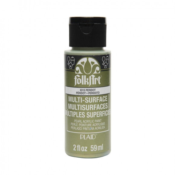 Folkart • Multi-Oberflächen-Perlen-Peridot 59 ml