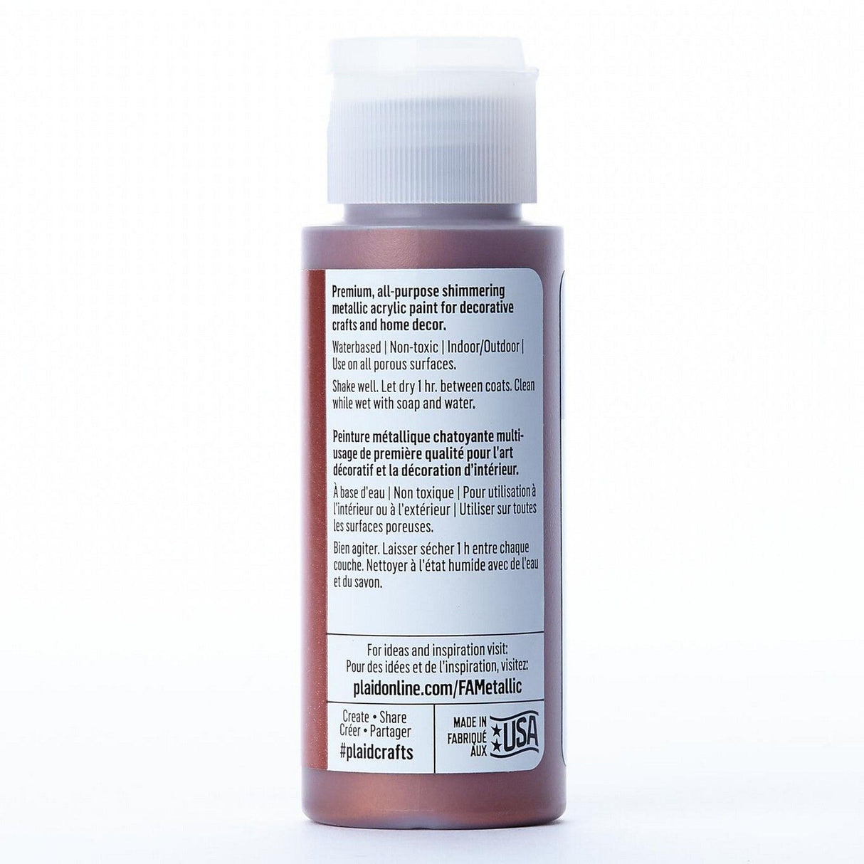 Folkart • Metallic-Acrylfarbe, antikes Kupfer, 59 ml