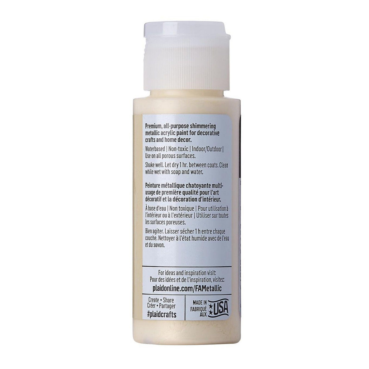 Folkart • Metallic-Acrylfarbe Champagner 59 ml