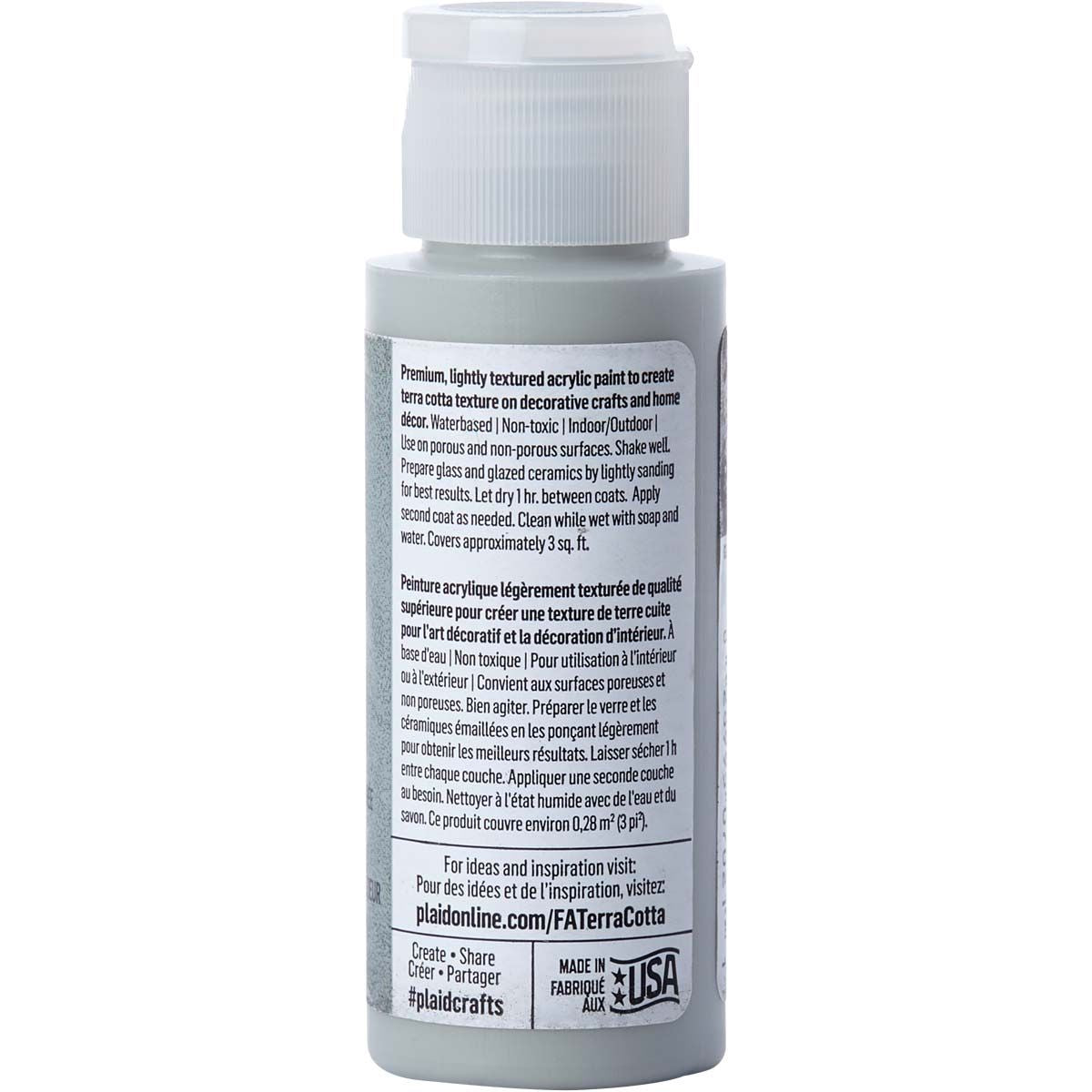 Folkart • Terrakotta-strukturierte Acrylfarbe, 59 ml, Höhlenmoos