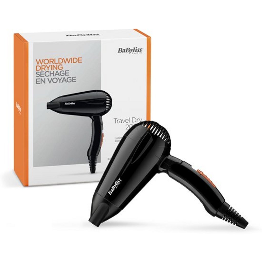 Babyliss 5344e Reise-Trockenhaartrockner 2000 W schwarz