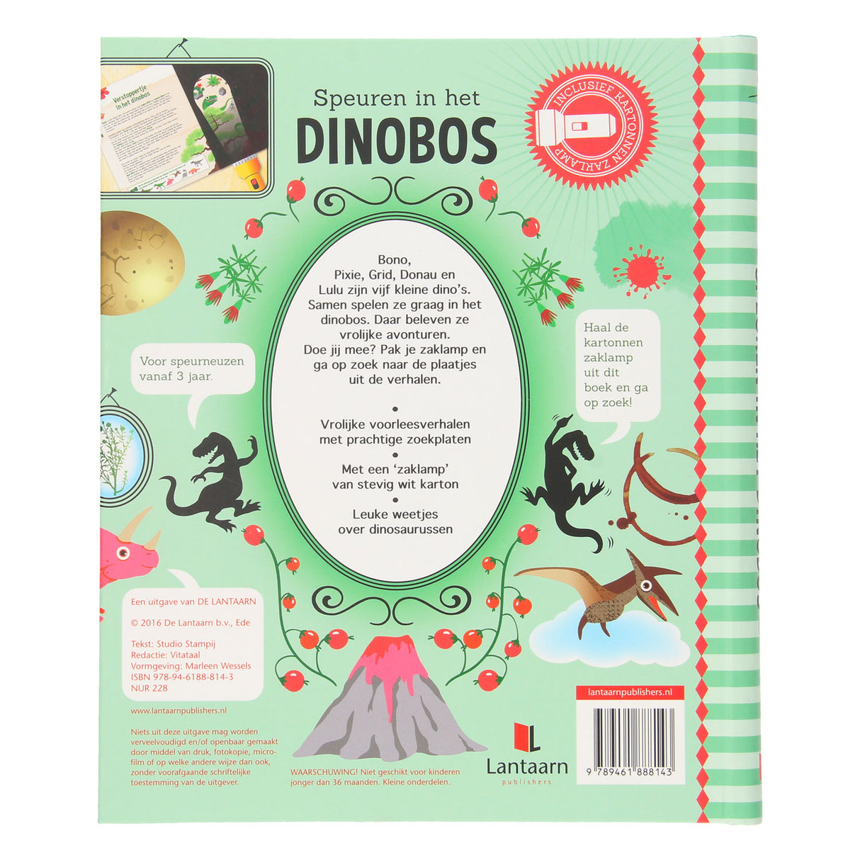 Den Dino-Wald erkunden + Taschenlampe aus Pappe