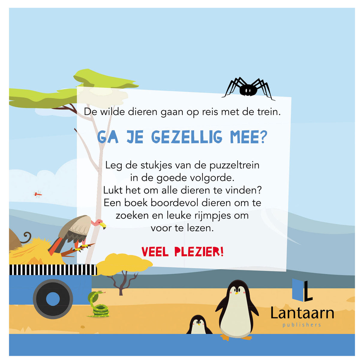 Lantern Publishers Buch und Puzzle trainieren wilde Tiere