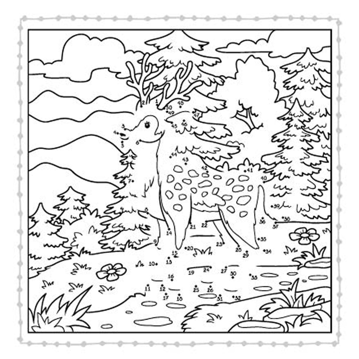 Von Punkt zu Punkt im Wald