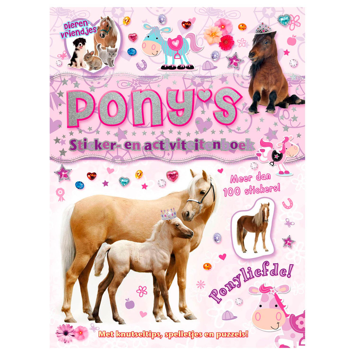 Rebo Publishers Animal Friends – Ponys Aufkleber und Aktivitätsbuch