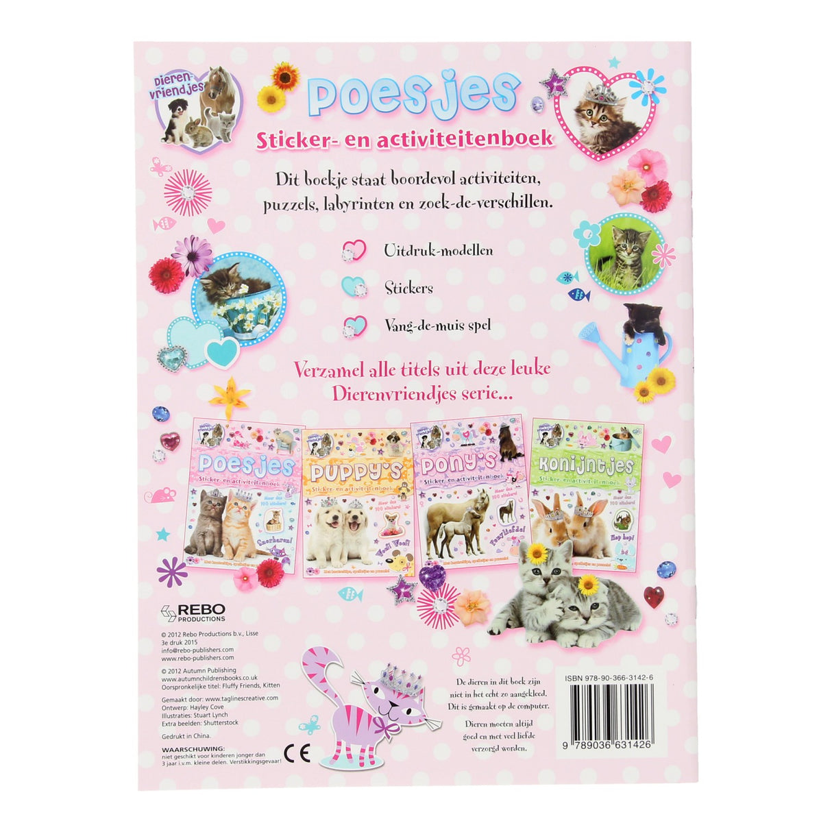 Tierfreunde – Kätzchenaufkleber und Aktivitätsbuch