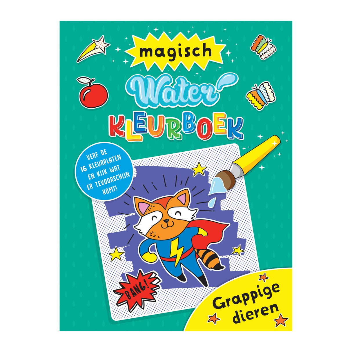 Rebo Publishers Magisches Aquarellbuch, lustige Tiere