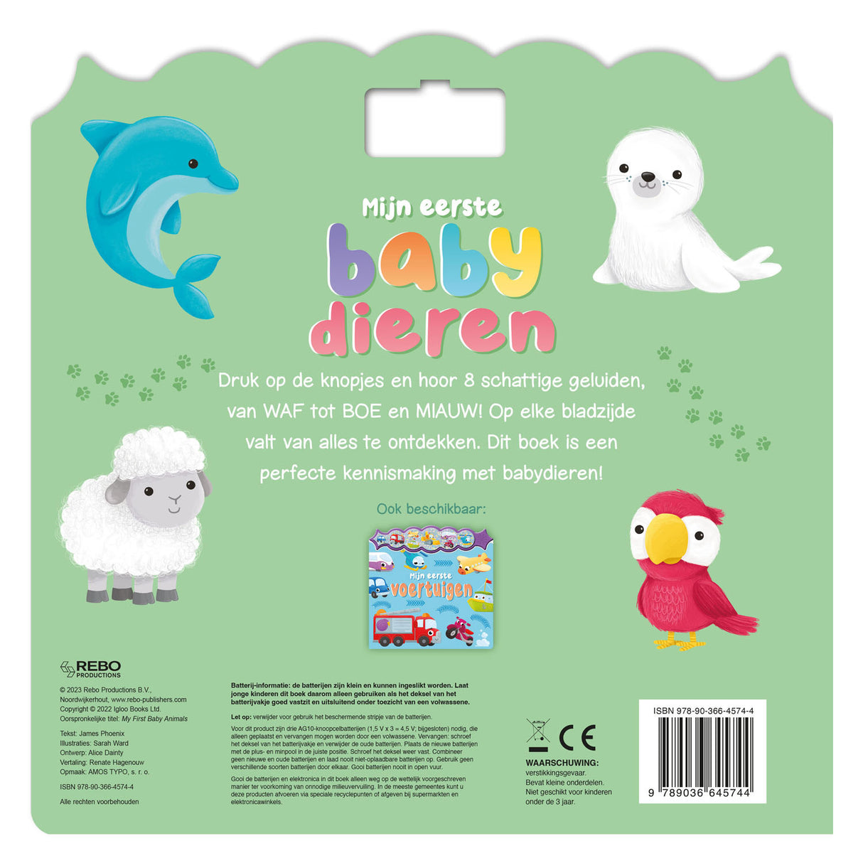 Rebo Publishers Sound Book Meine ersten Tierbabys