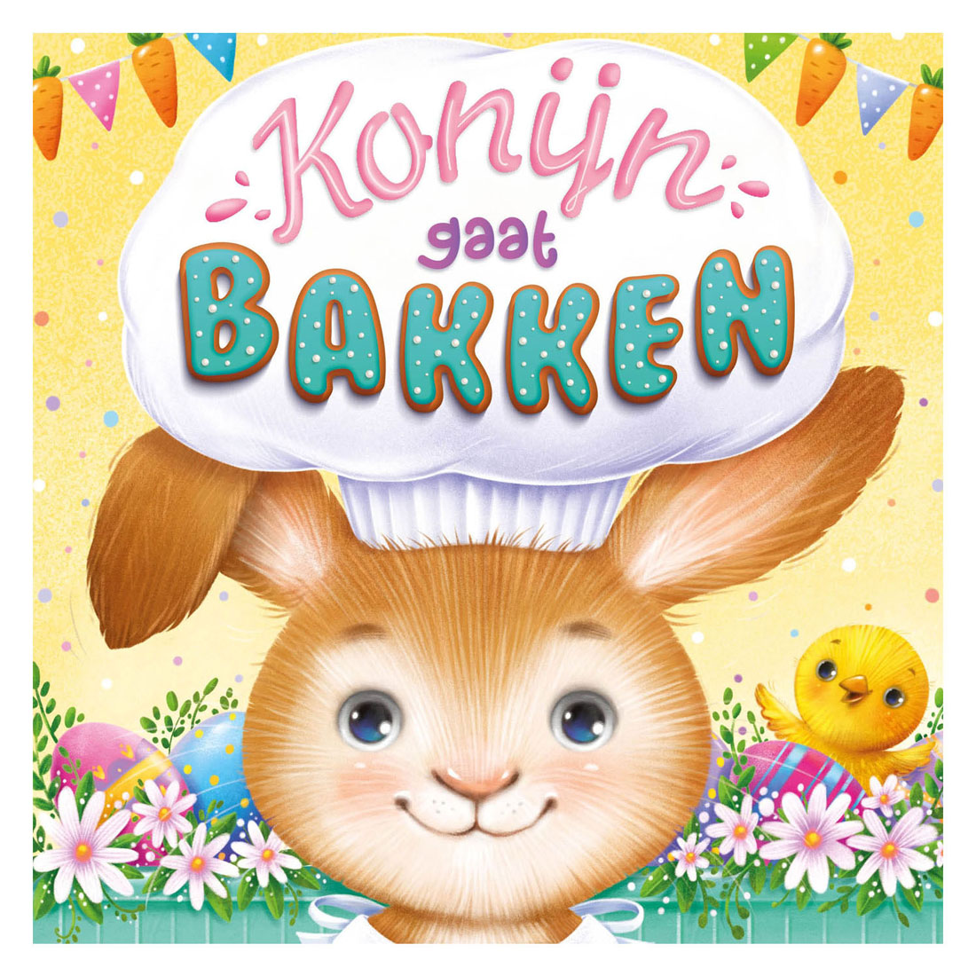 Der Hase des Rebo-Verlags wird backen