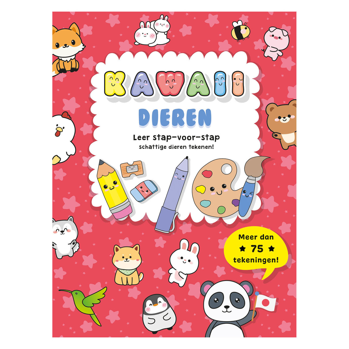 Kawaii-Tiere des Rebo-Verlags lernen Schritt für Schritt das Zeichnen