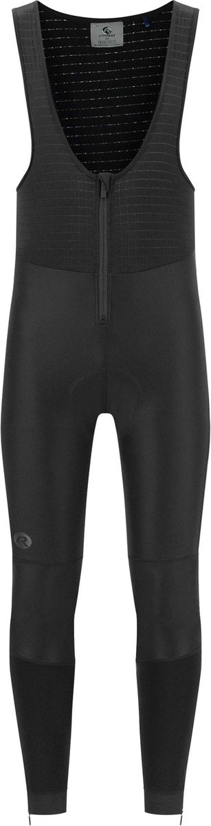 Rogelli deep winter lange fietsbroek - met bretels - heren - zwart - maat xxl