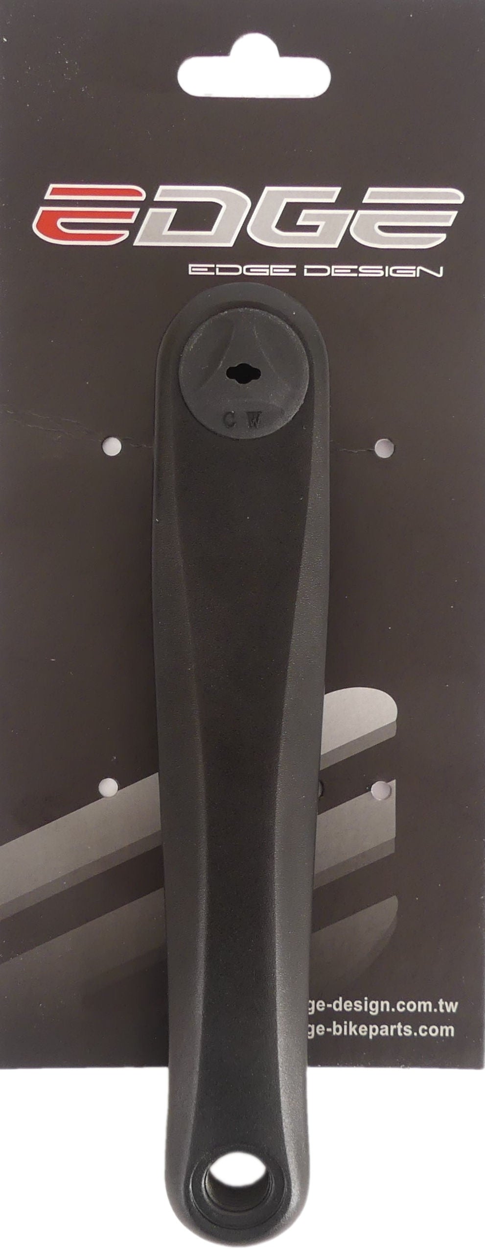Kantenkurbel am linken ATB 170 mm Aluminium schwarz