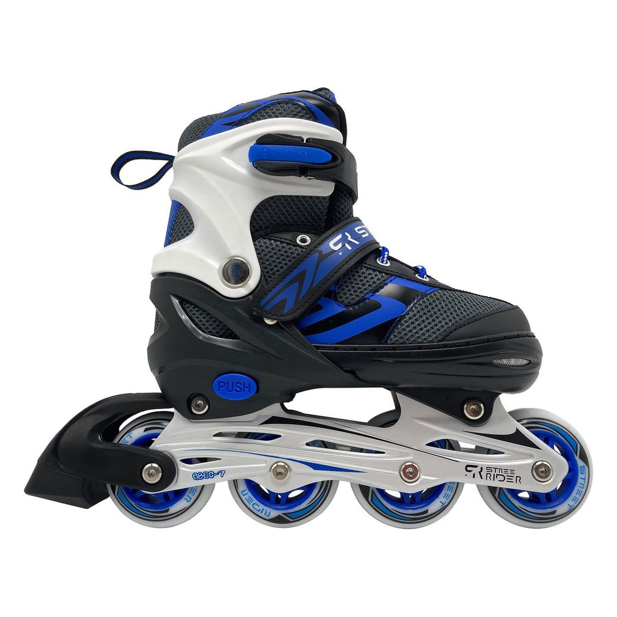 Street Rider Inlineskates blau schwarz, Größe 37-40