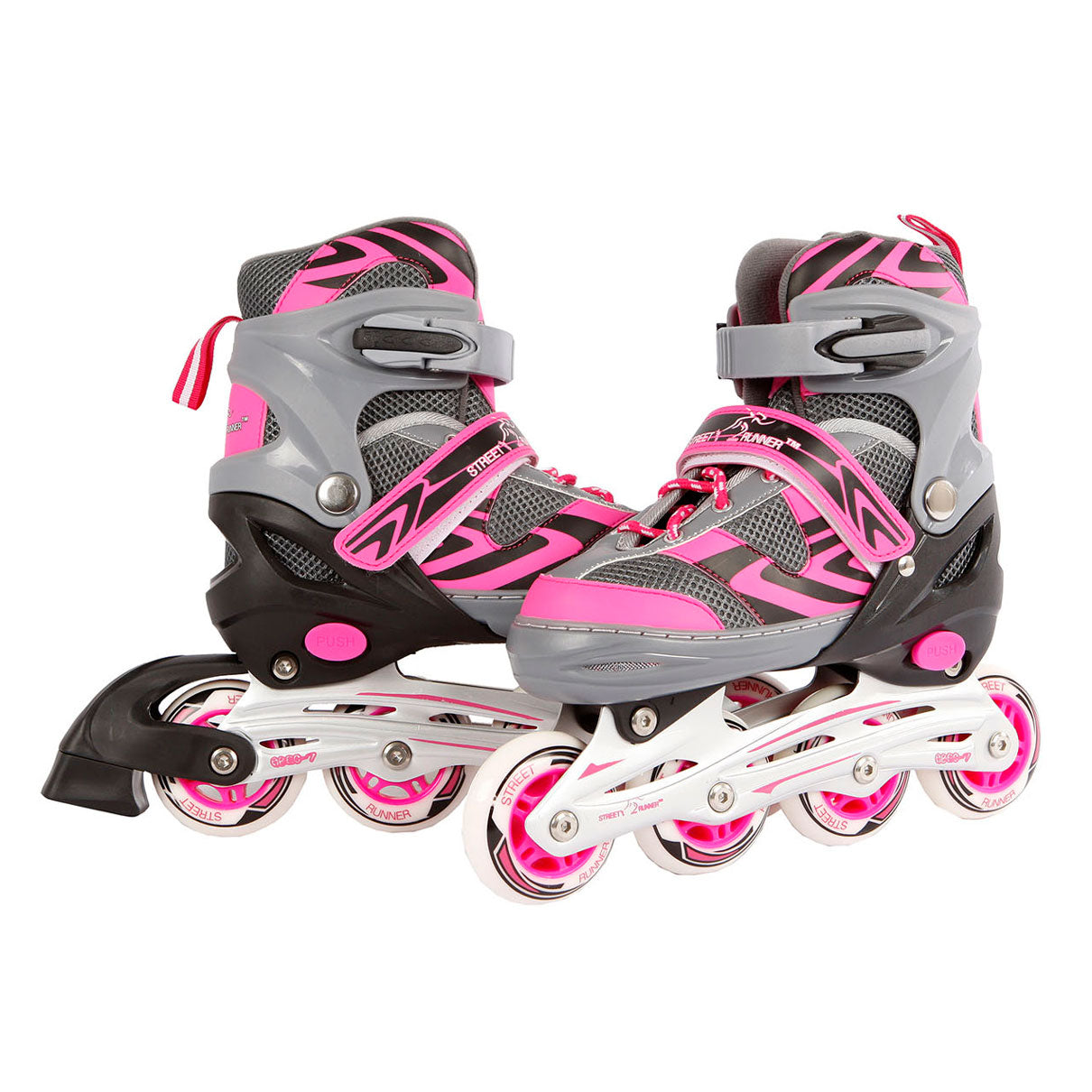 Street Rider Inlineskates rosa grau, Größe 37-40