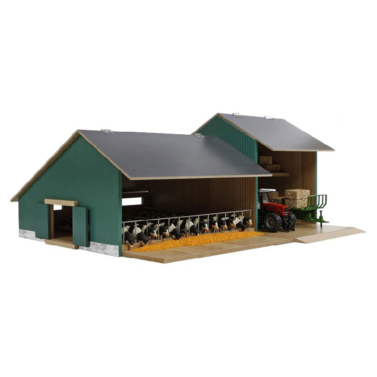 Kinderglobusstall mit landwirtschaftlichem Schuppen 1:32