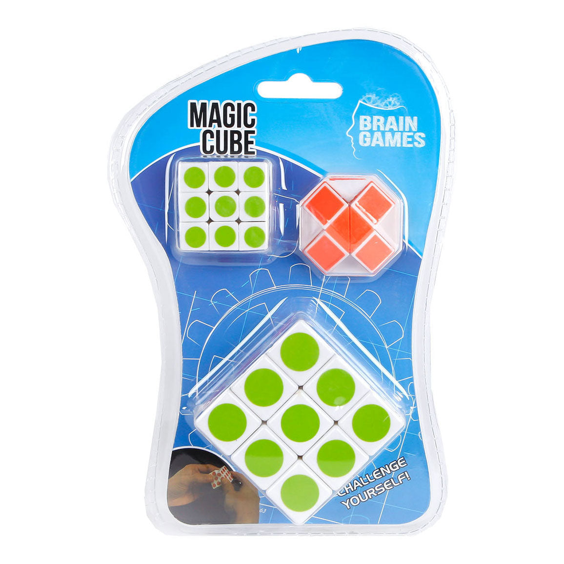 Van Manen Puzzle-Würfel 3er-Set – Denksportspielzeug für Kinder.