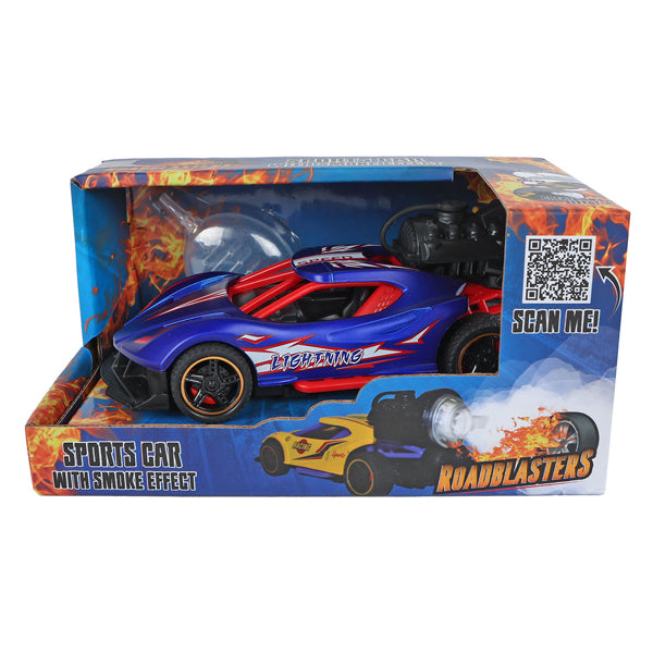 Roadblasters zurückziehbarer Rennwagen mit Rauch, Licht und Sound