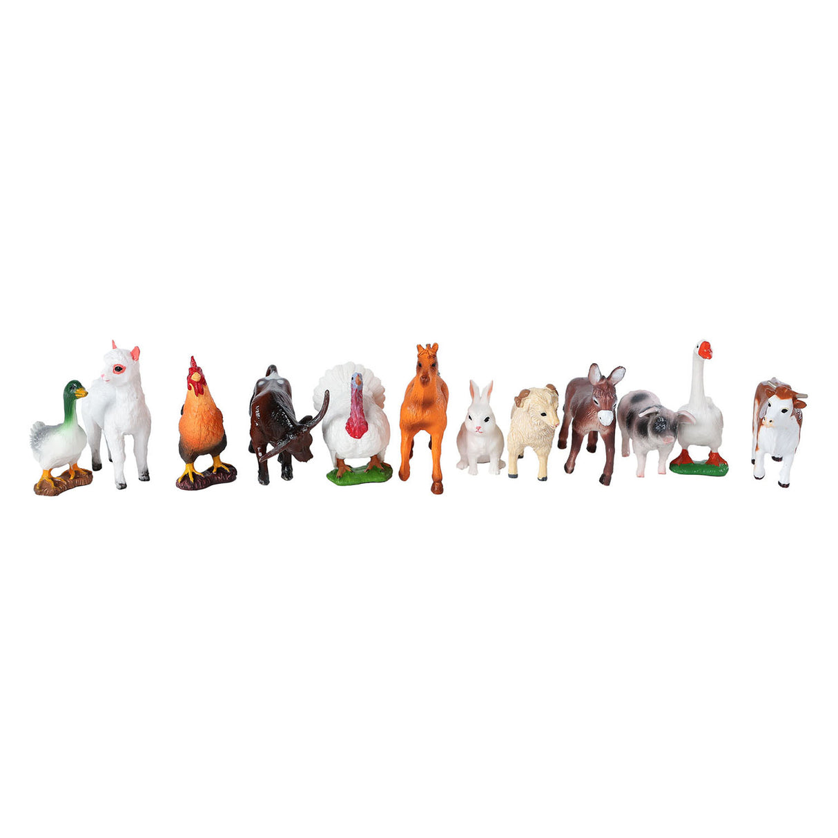 Kinderglobus Miniatur-Nutztierfiguren, 36 Stück.