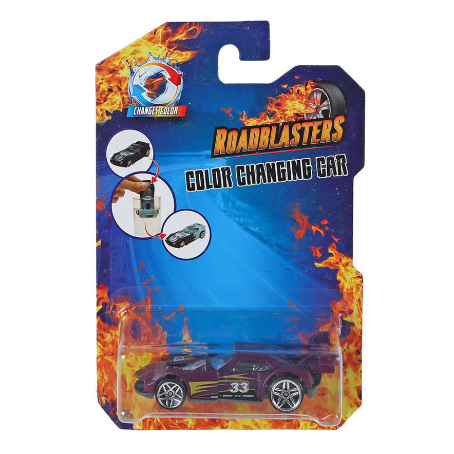 Roadstarblasters Auto mit Farbwechsel, Druckguss, 8 cm