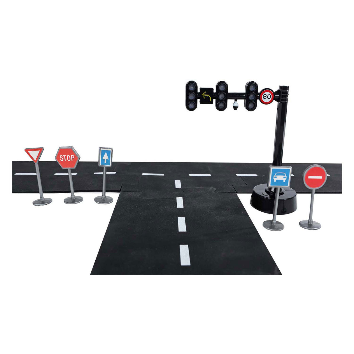 Kinder-Ampelkugel mit 3 Lichtern und 5 Verkehrsschildern