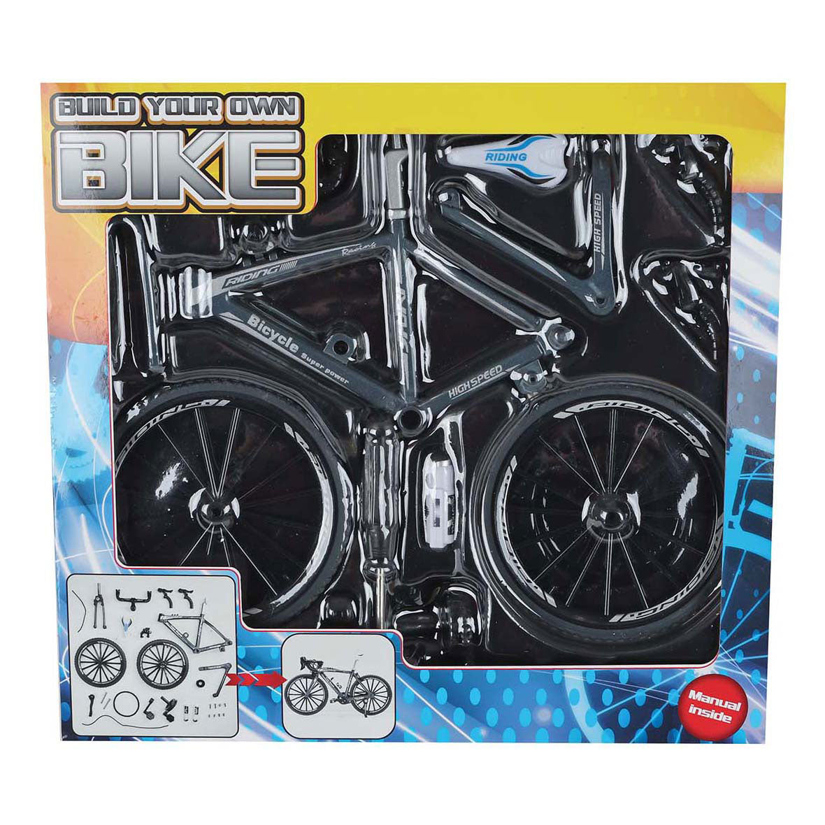 Rennrad-Druckguss-Bausatz, 19,5 cm