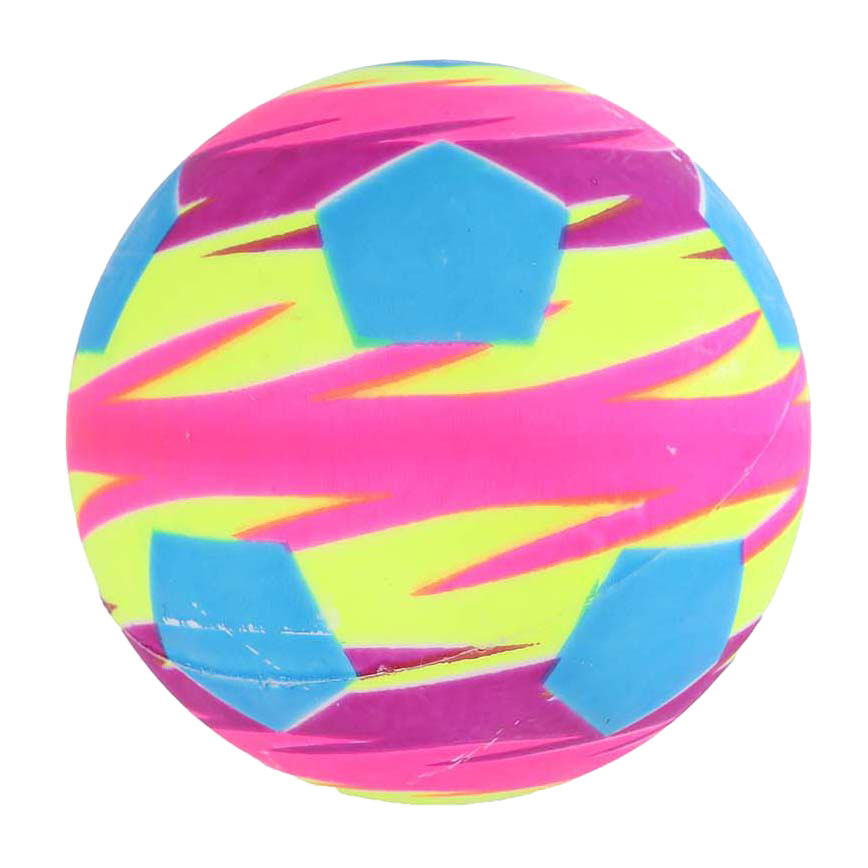 Spielball Neon im Netz, 10cm