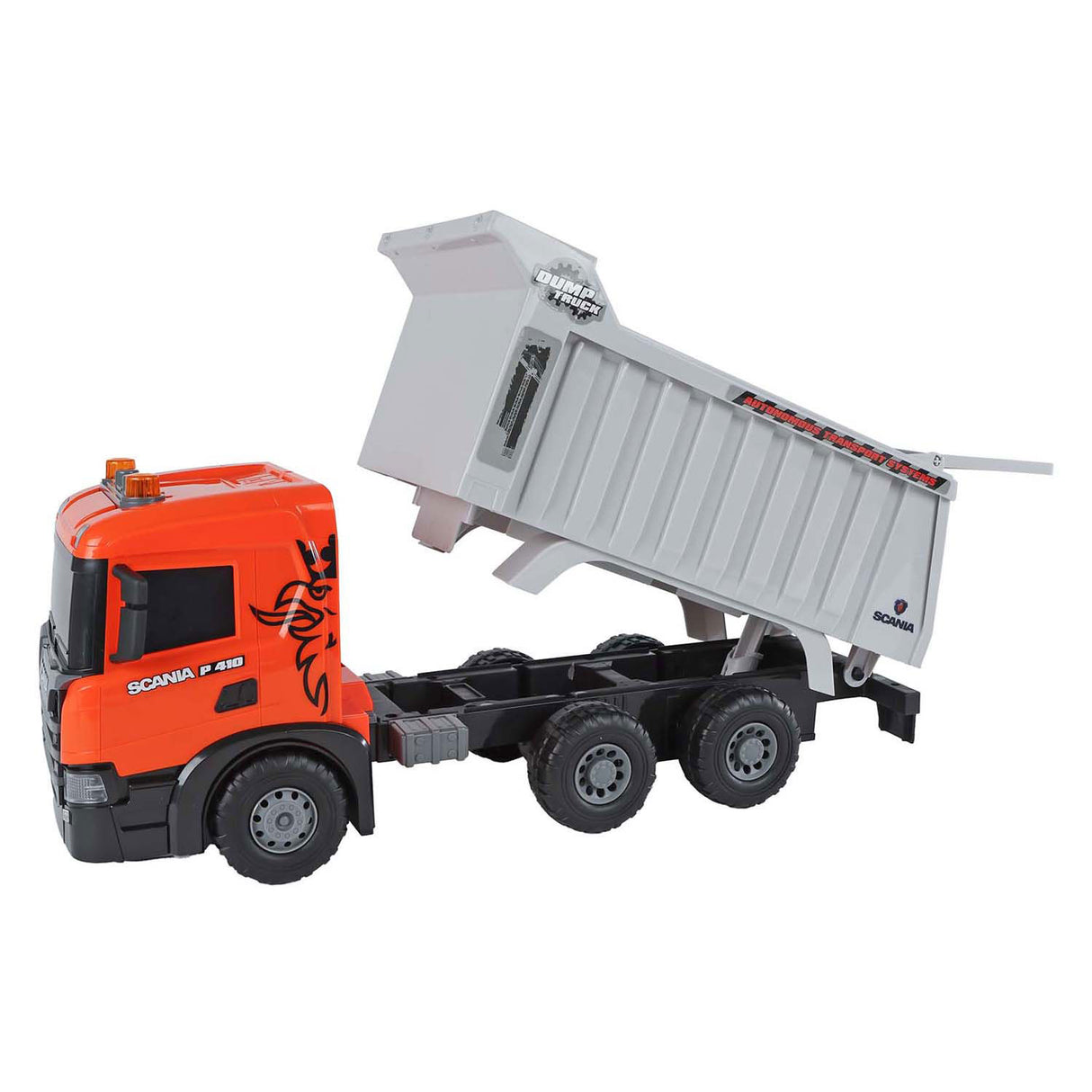 2-Spiel-Scania-LKW-Kipper-Reibung mit Licht und Ton