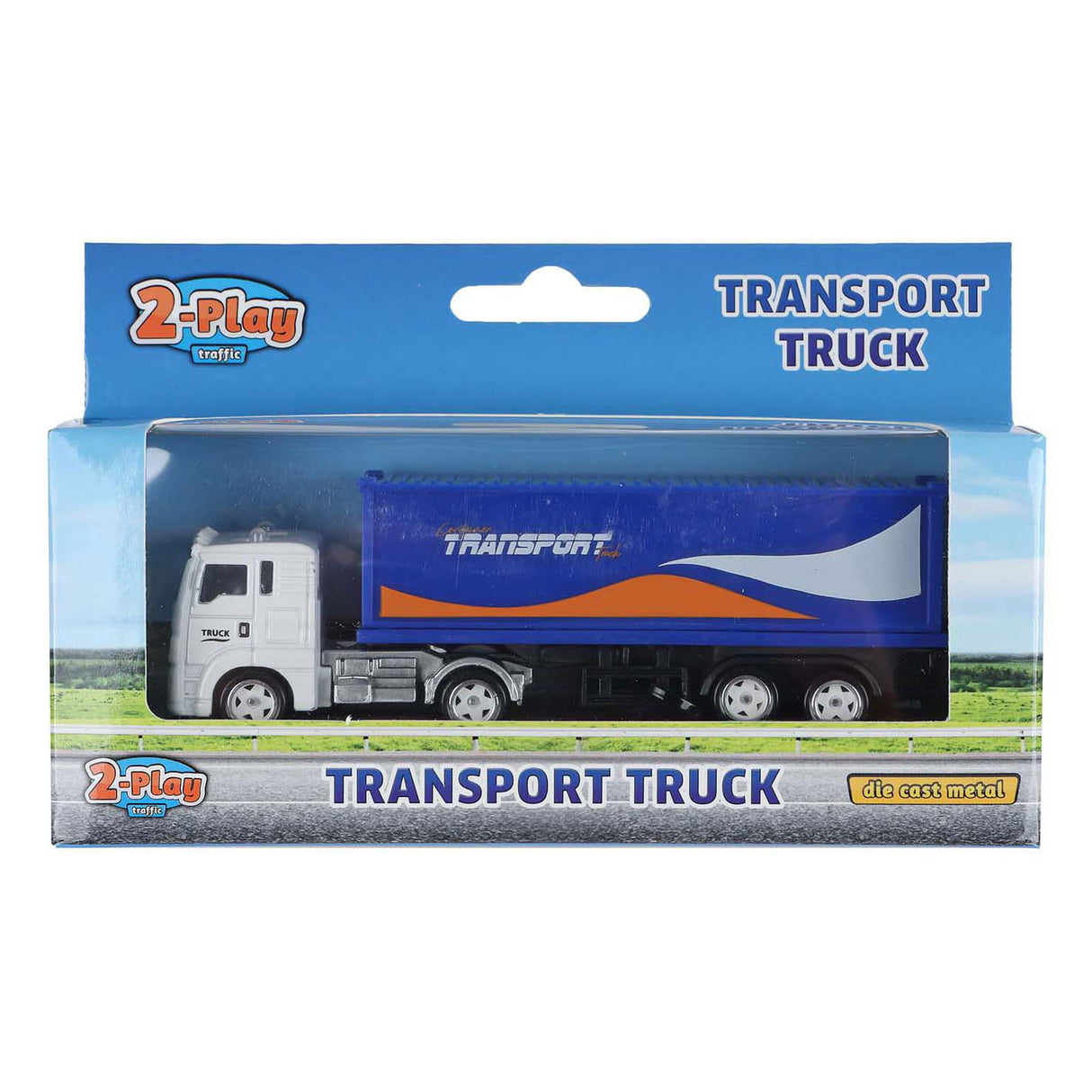 2-Play-Truck aus Druckguss, 12 cm