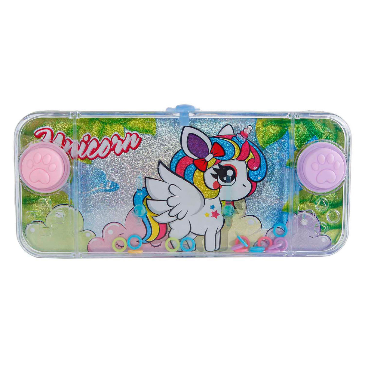Wasser-Geduldsspiel Einhorn, 15,5x7cm